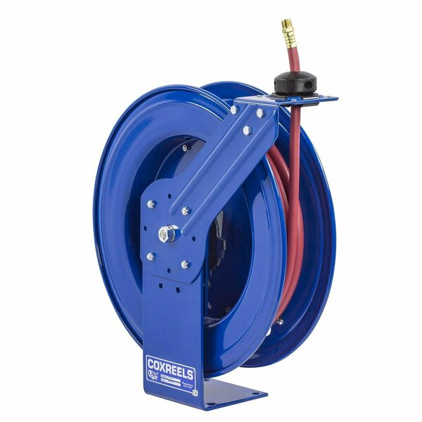 Coxreels Hose Reel, SH, 3/8 Inch ID, 5/8 Inch OD, 75 ft Hose L, Steel SH-N-375